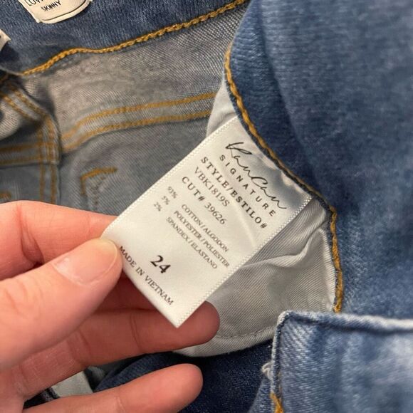 KanCan Signature Low Rise Skinny Jeans in Kass Size 24 - Picture 5 of 10